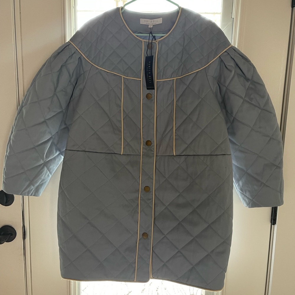 NWT Hunter Bell NYC Quilted Browning Coat